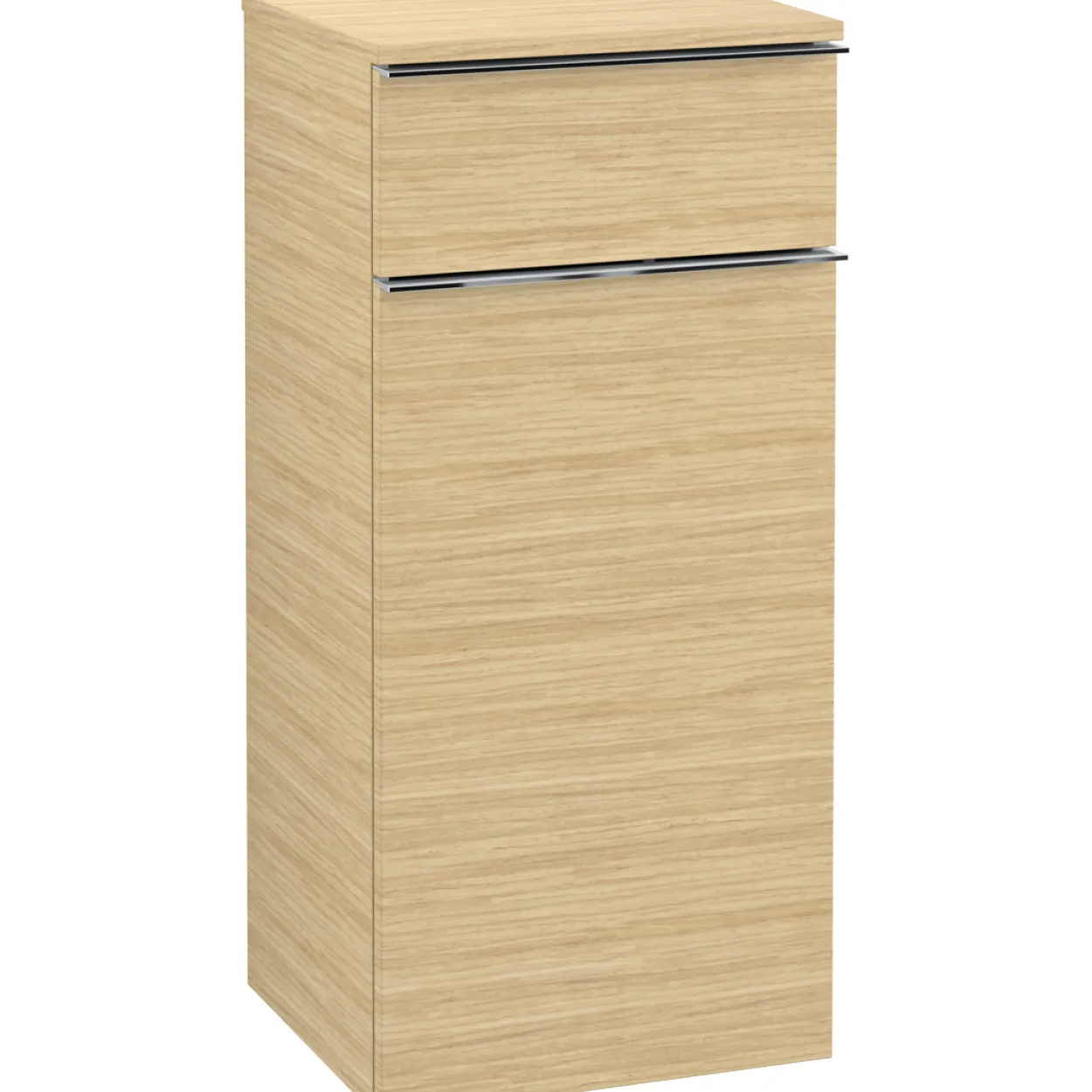 Villeroy & boch venticello sideskap venstre nordisk eik m/1 dør & 1 skuff, 404 x 866 x 347 mm