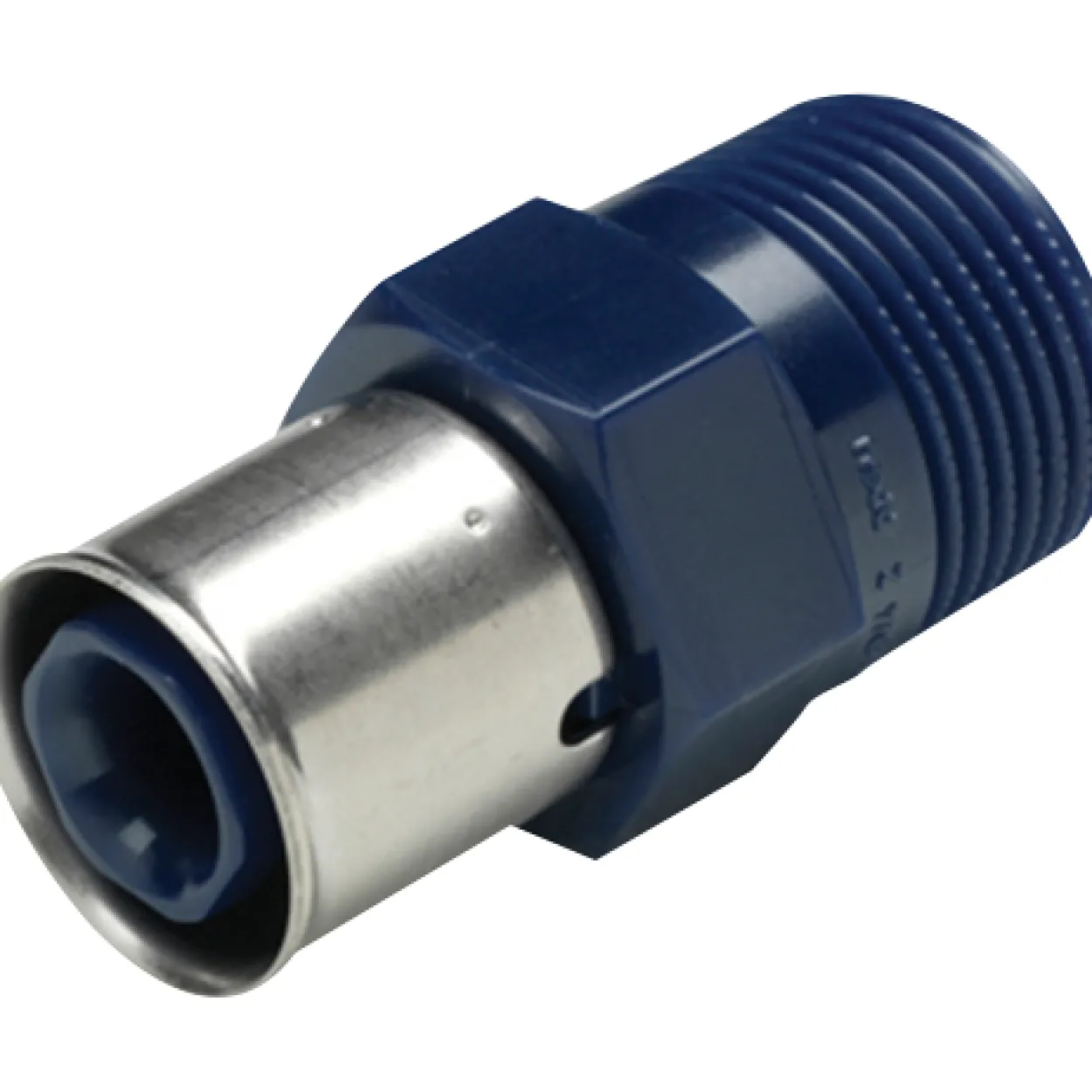 Wavin m1 overgang alupex m/nippel 63x2"