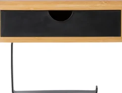 Wenko bambusa toalettrulleholder m/hylle og skuffe