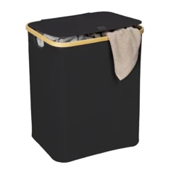 Wenko ecori skittentøyskurv 68 ltr. sort