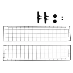 Wenko hercules kurver 2pk sort