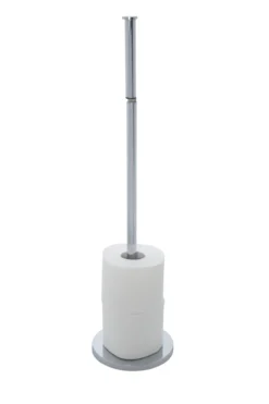 Wenko papir- og reserverullholder krom