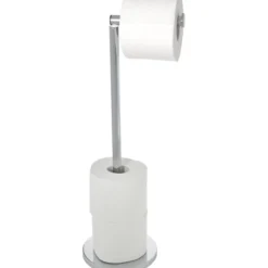 Wenko papir- og reserverullholder krom
