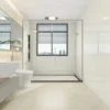 White glossy rectified 30x60 9,5mm