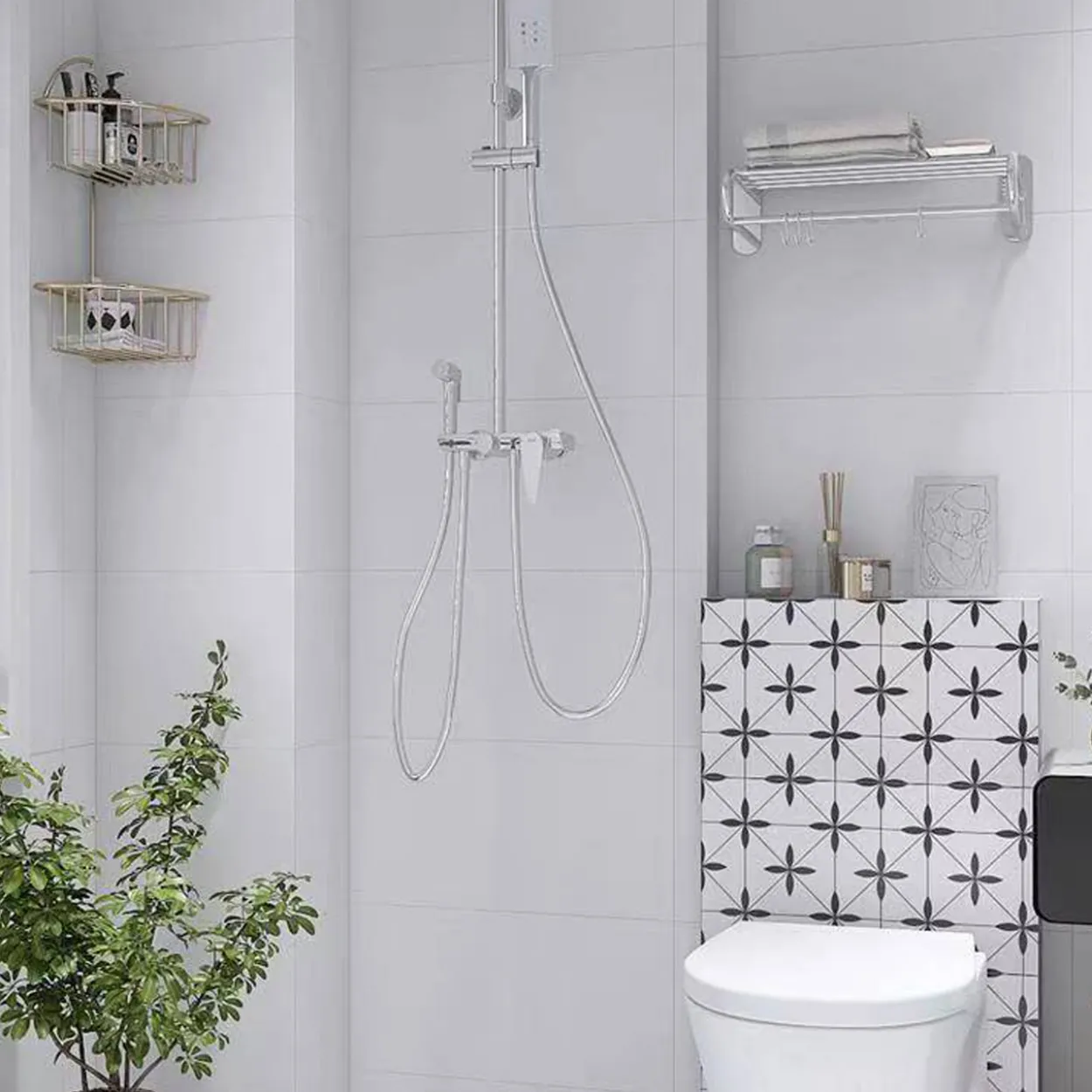 White matt rectified 30x60 9,5mm